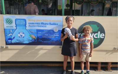 Kids! Help your parents recycle and earn FREE Shore Buddies friends! Congrats Tati and Noah!